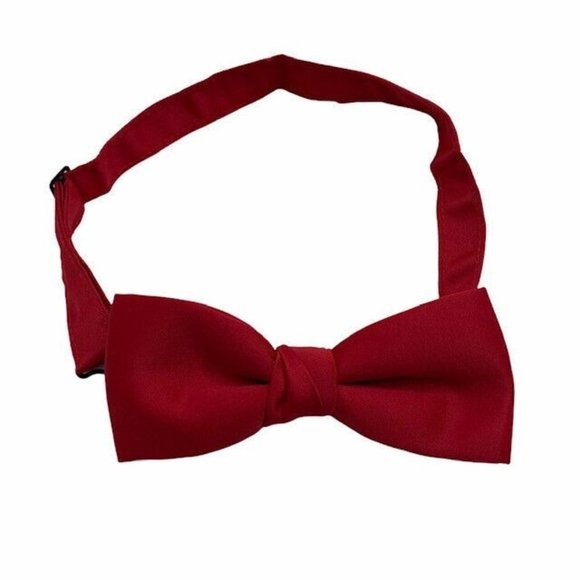 After Six Other - Butterfly Red Pre-tied Bow Tie Bowtie Wedding Party Prom Stage Dance Unisex